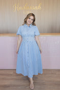 Load image into Gallery viewer, Dainty blue Daisy Dress
