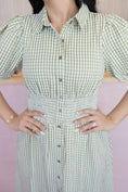 Load image into Gallery viewer, Dainty Green Daisy Dress
