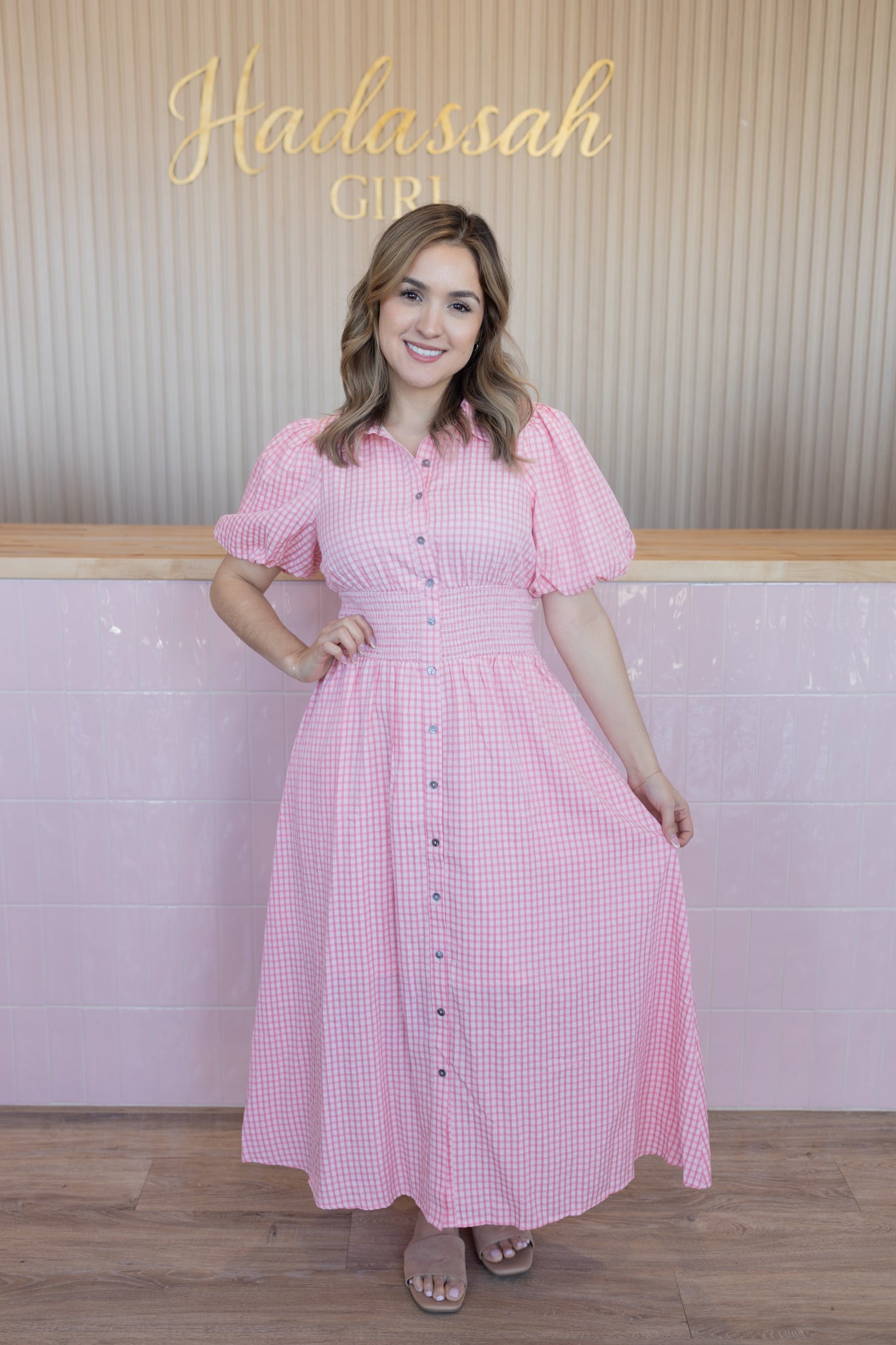 Dainty pink Daisy Dress