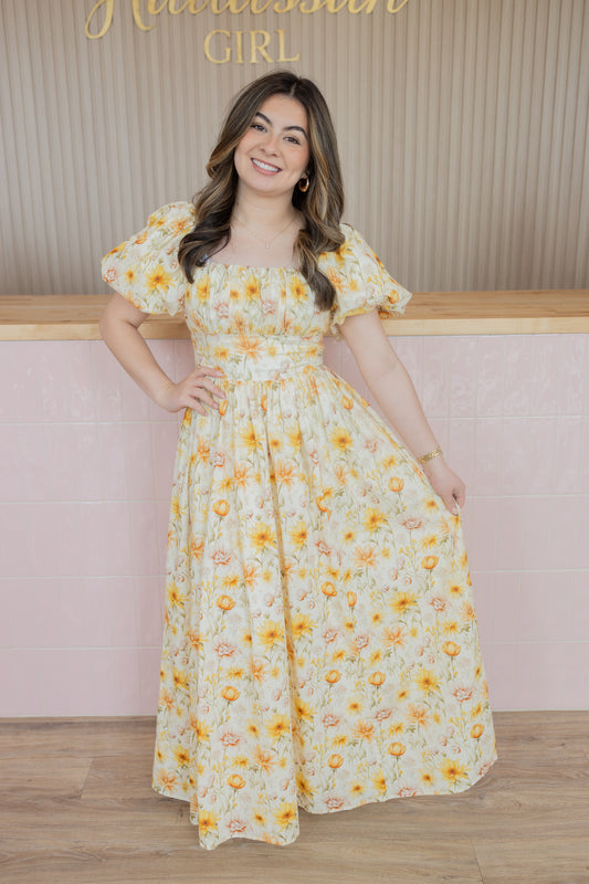 Alina Yellow Dress