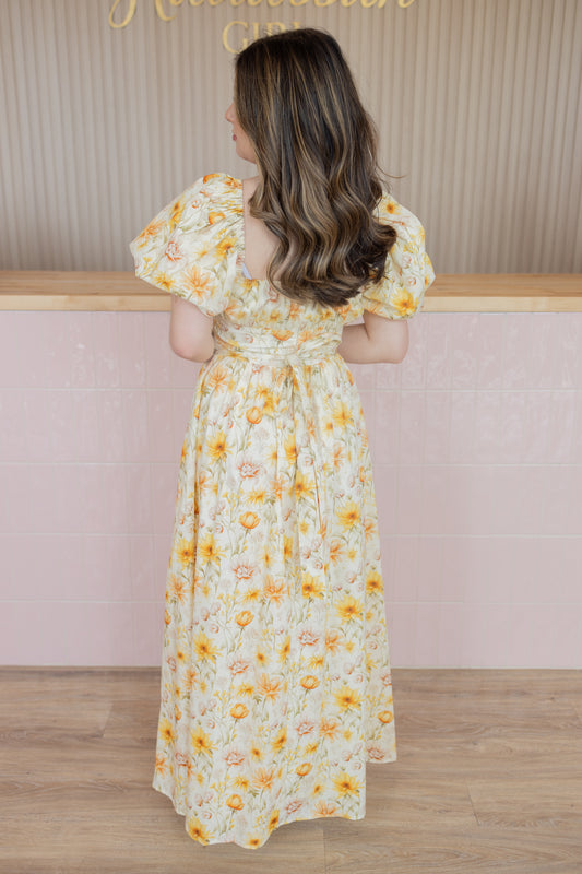 Alina Yellow Dress