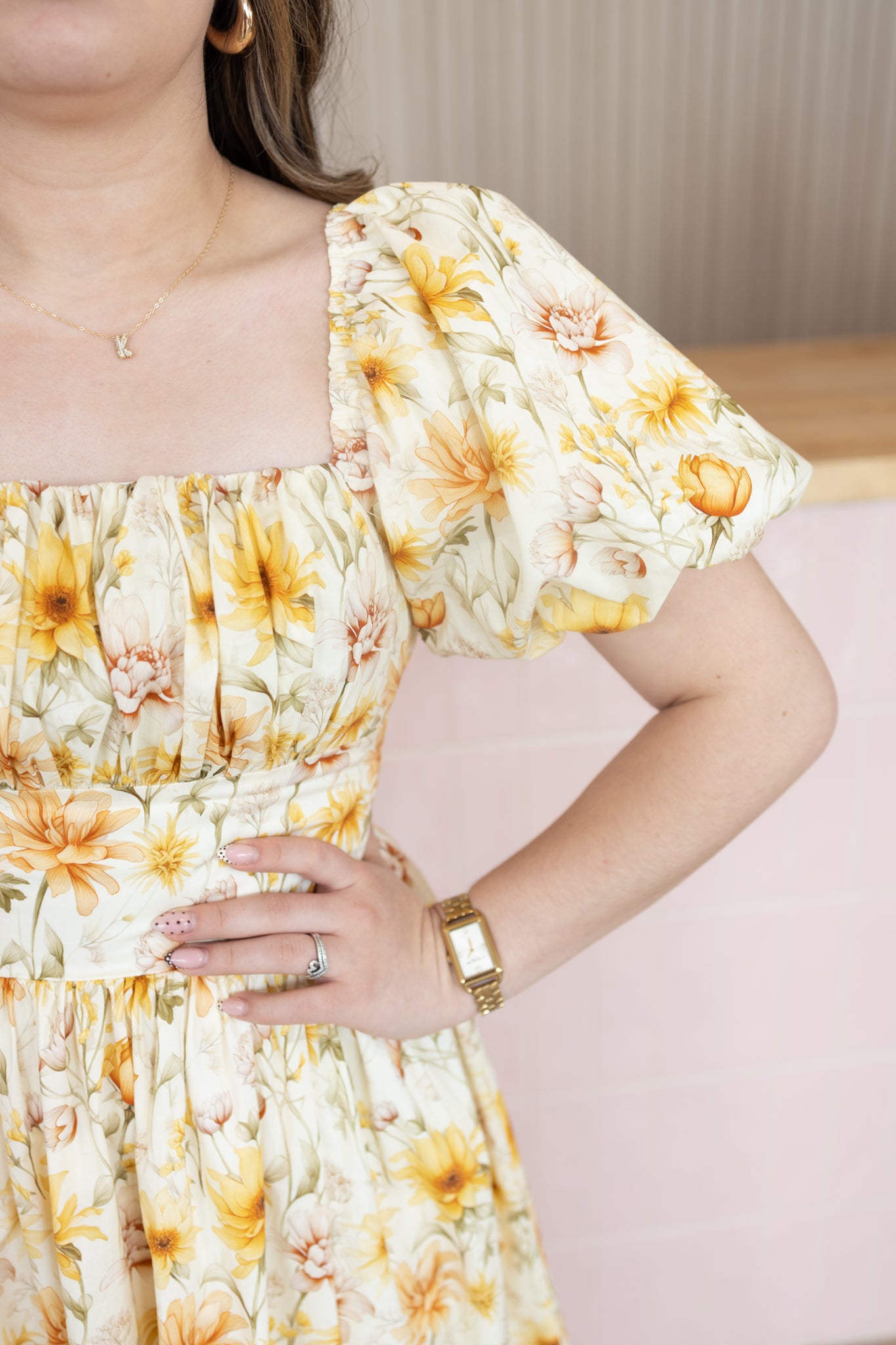 Alina Yellow Dress