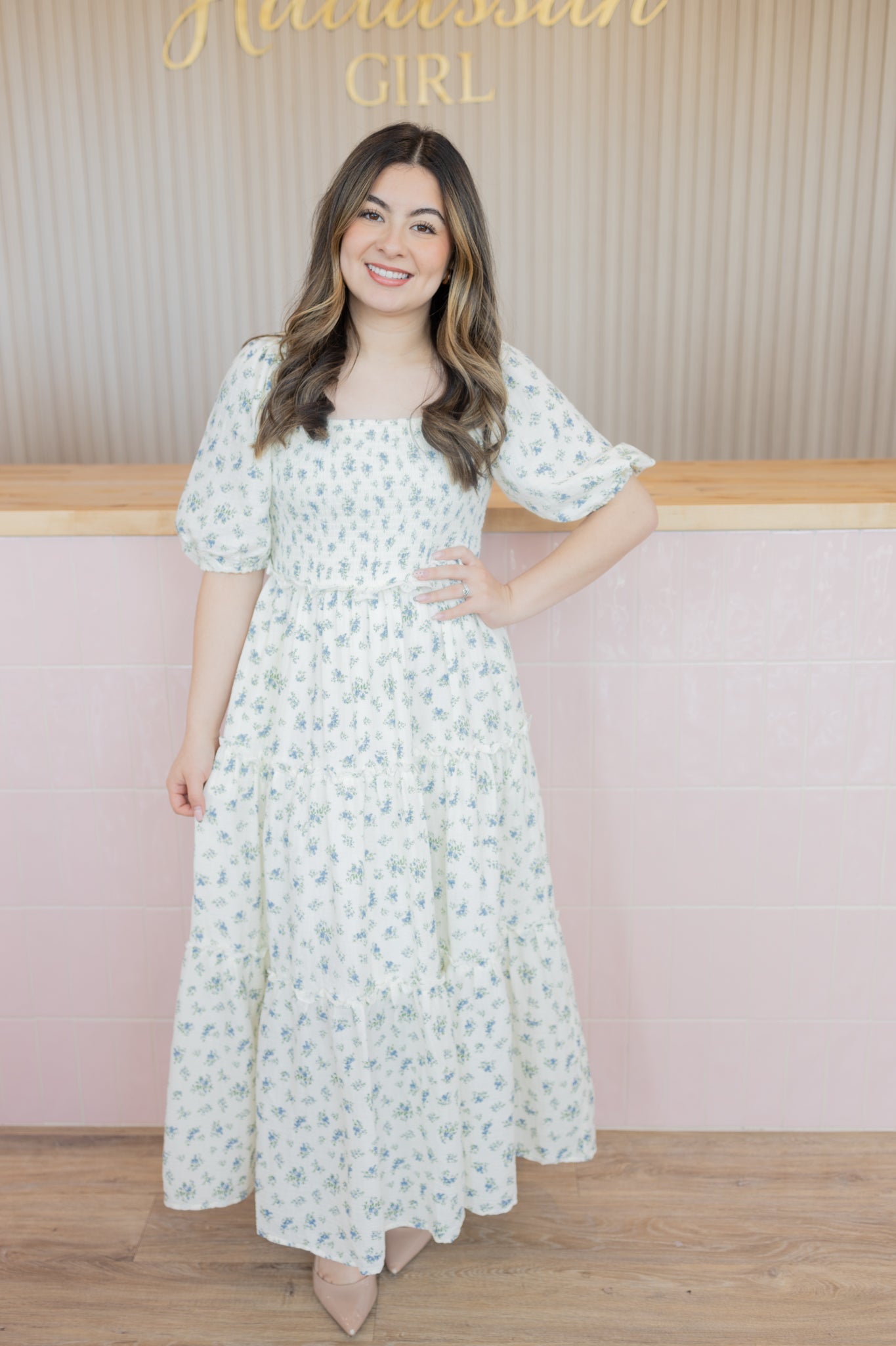 GIANNA BLUE DRESS