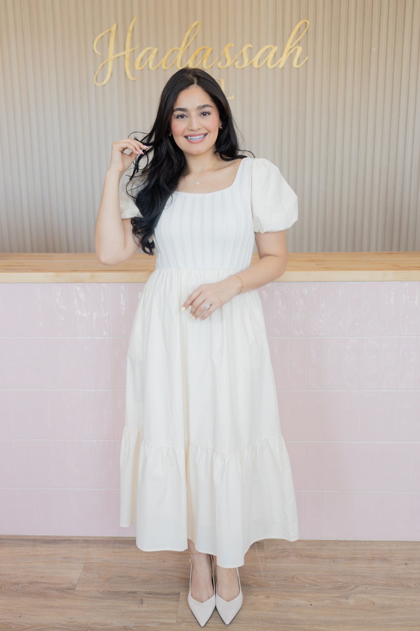 DORIS CHAMPAGNE DRESS