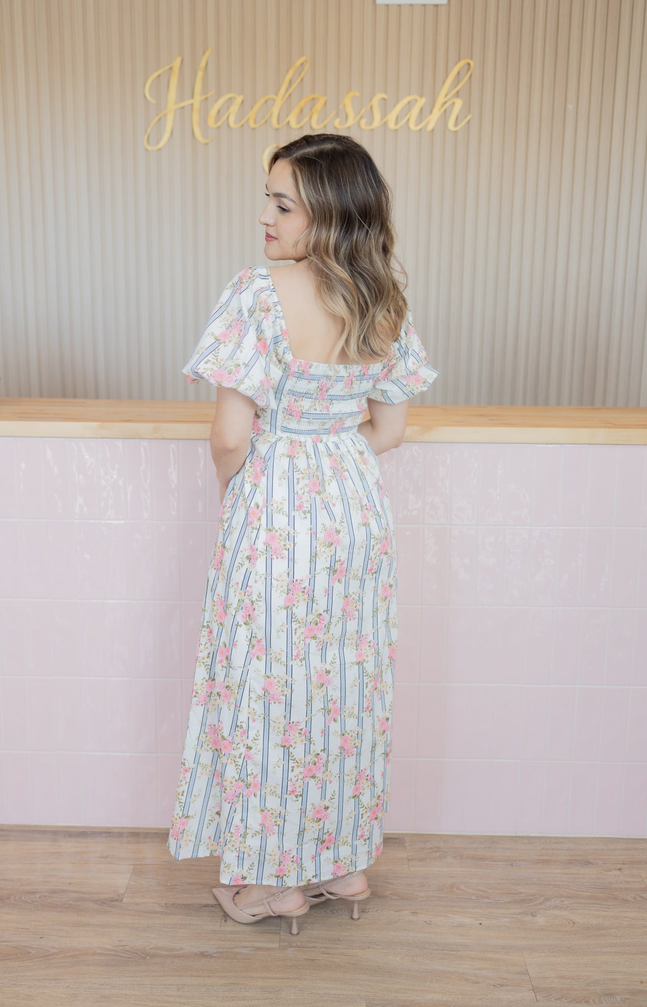 EVA MULTI-PINK DRESS