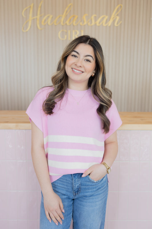BIANCA PINK TOP