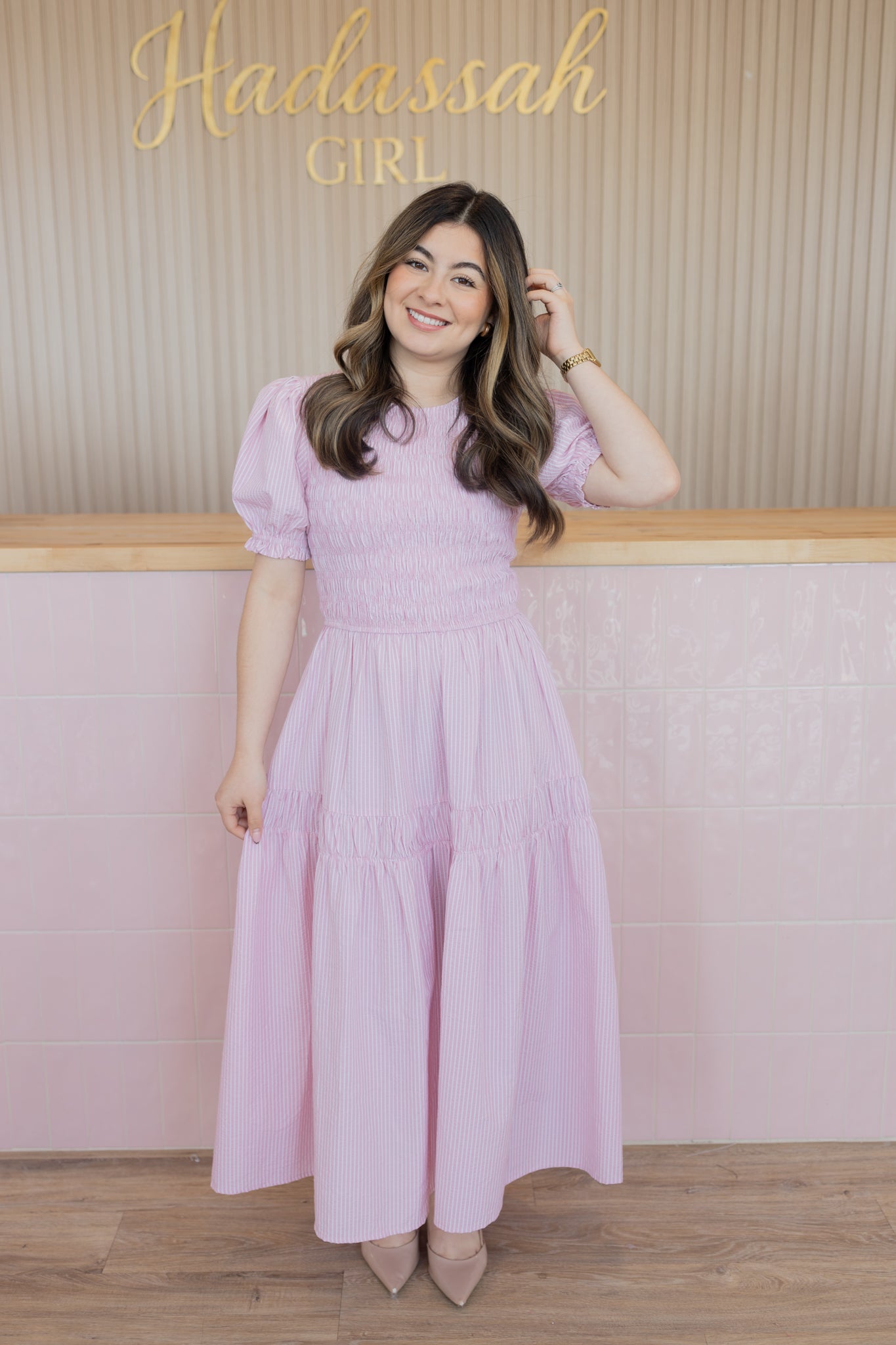 ROSE GARDEN PINK DRESS