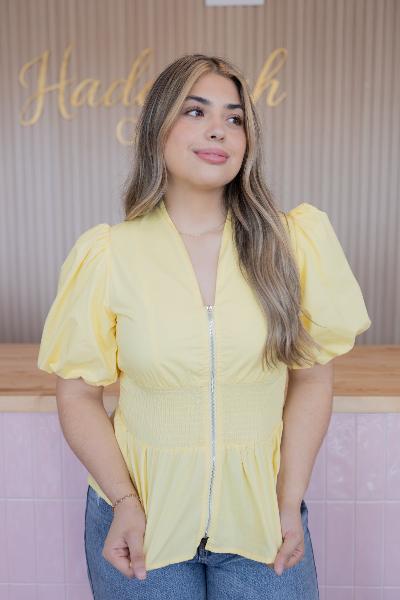 GOLDIE YELLOW BLOUSE