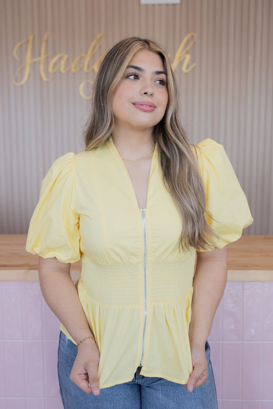 GOLDIE YELLOW BLOUSE