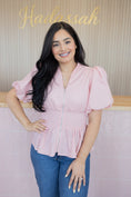 Load image into Gallery viewer, GOLDIE PINK BLOUSE
