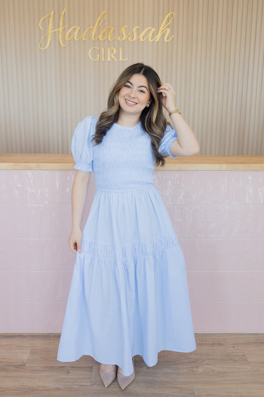 Rose garden LT. BLUE dress