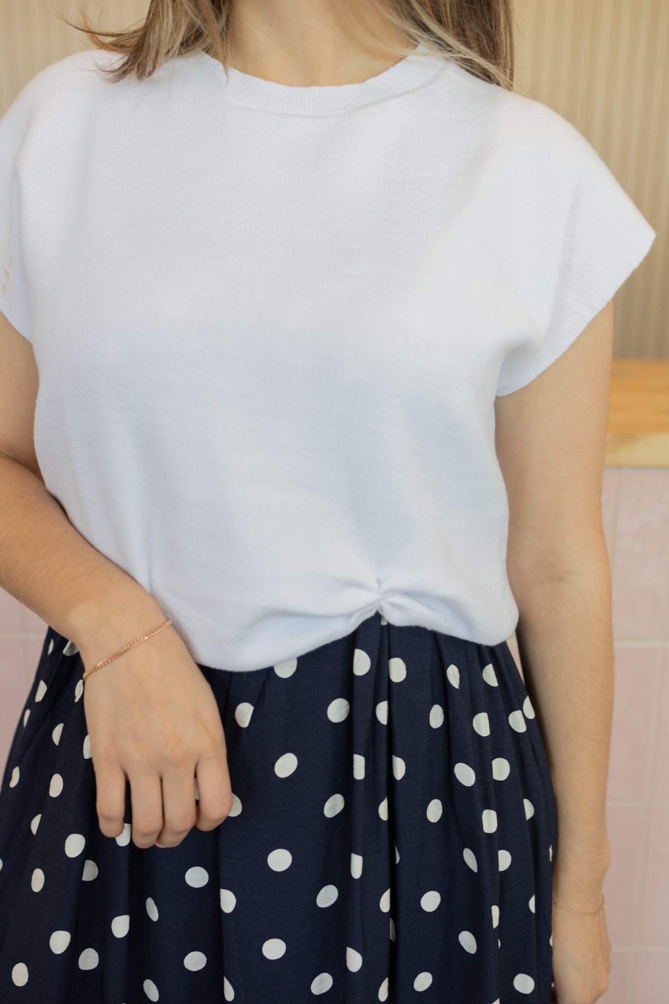 PRE-ORDER IVY NAVY PD DRESS