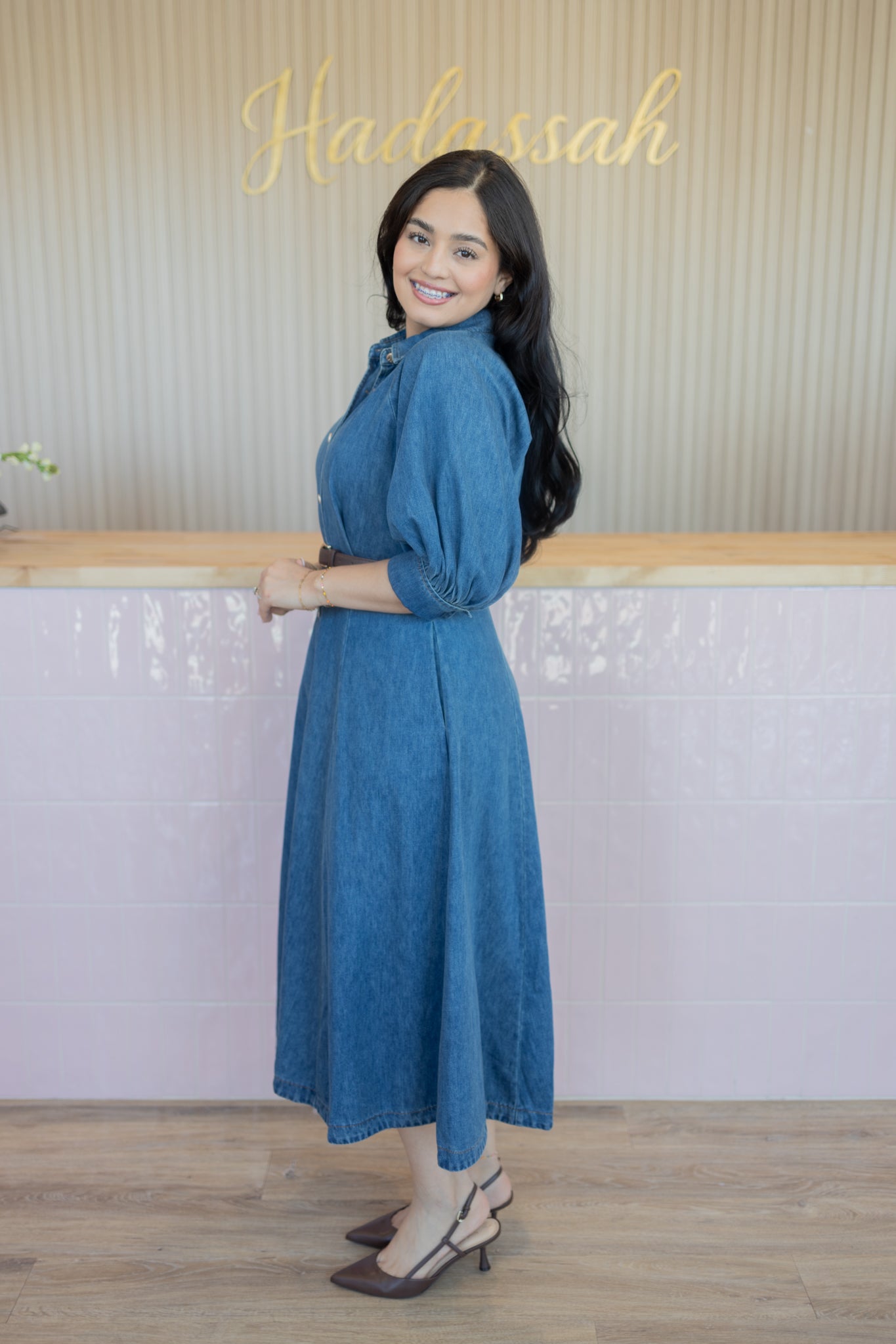 ANDY DENIM DRESS