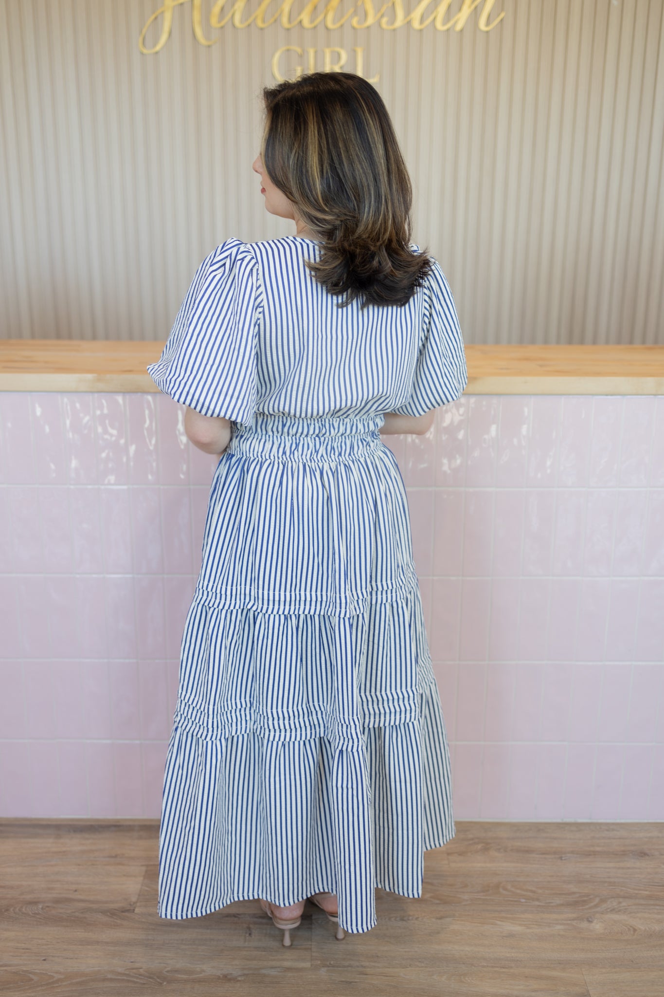 Aria Soft Navy Dress