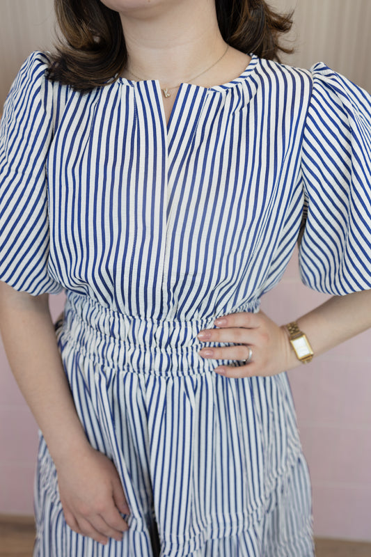 Aria Soft Navy Dress