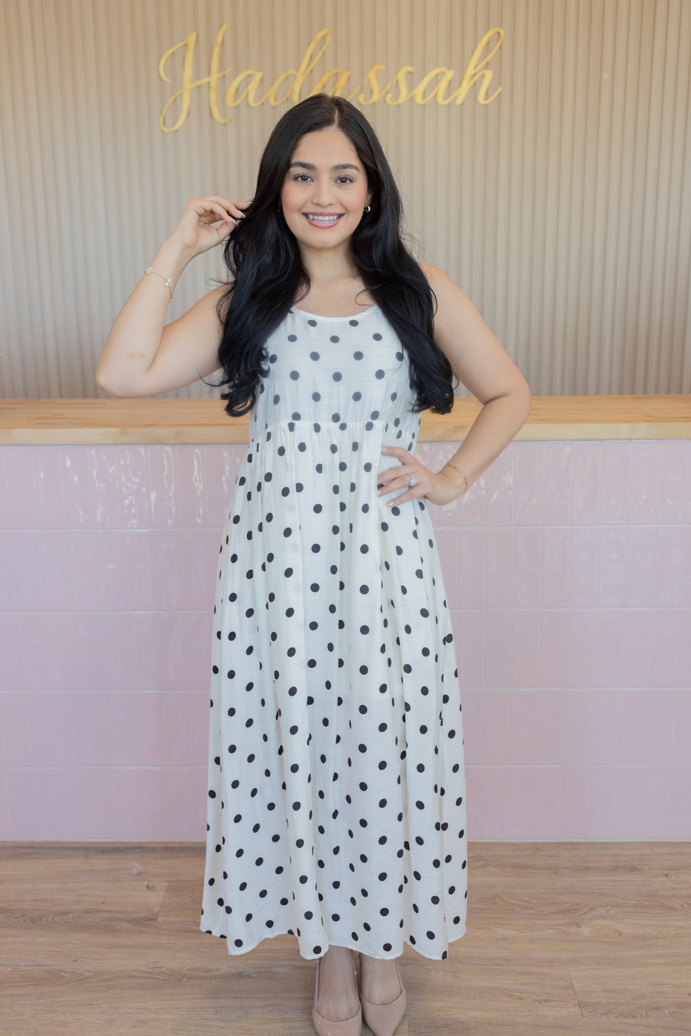 PRE-ORDER IVY BLACK PD DRESS