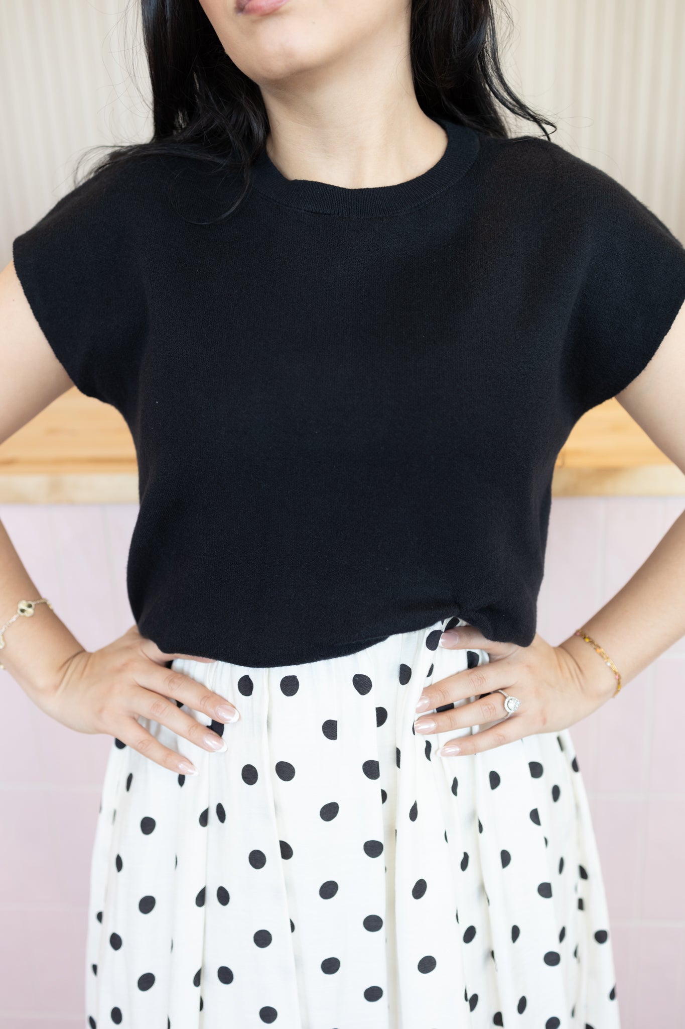 PRE-ORDER IVY BLACK PD DRESS