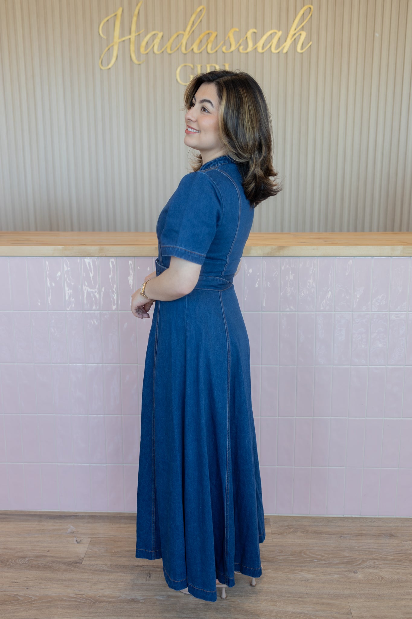 BELLE DENIM DRESS