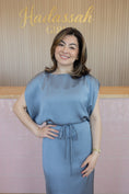 Load image into Gallery viewer, AMELLIA LONG BLUE DRESS
