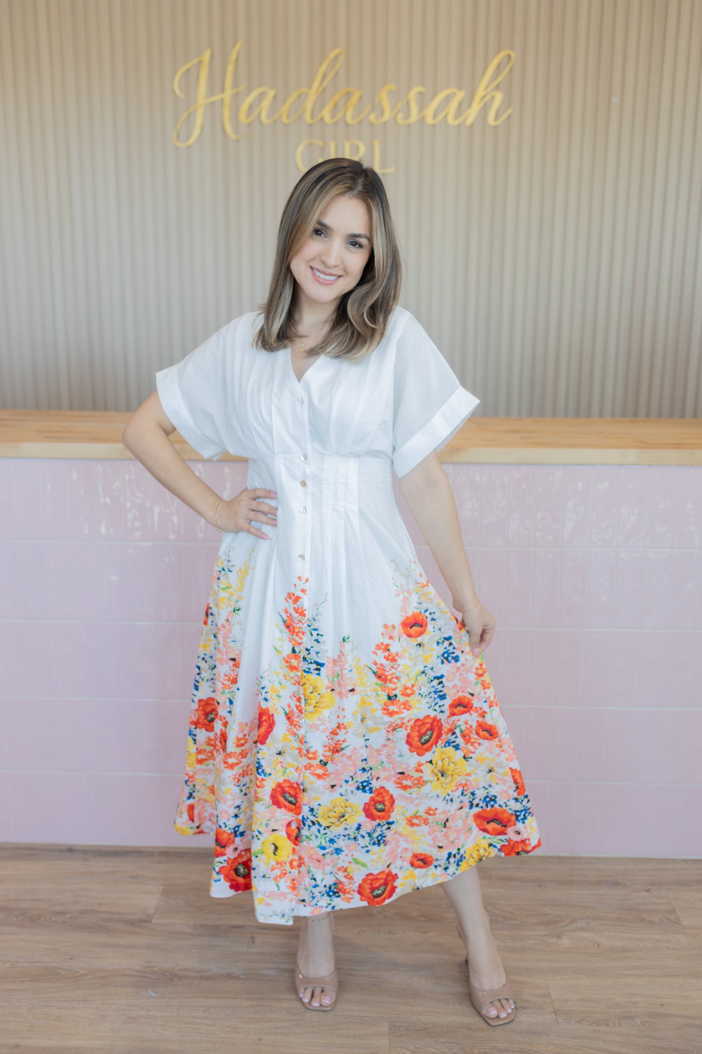 KAIA FLORAL DRESS