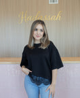 Load image into Gallery viewer, PRE ORDER Easy elegance black blouse
