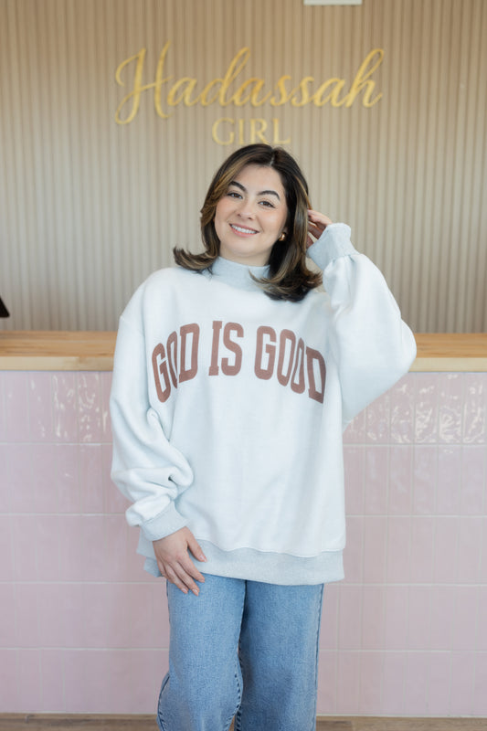JESUS REVERSIBLE PINK SWEATER