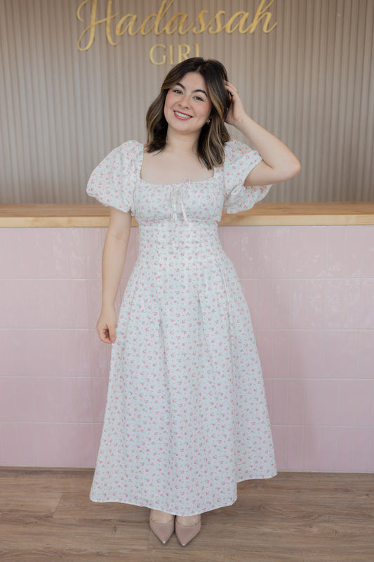 COQUETTE FLORAL DRESS
