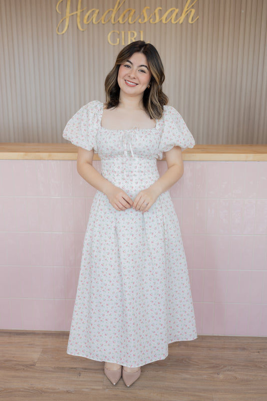 COQUETTE FLORAL DRESS