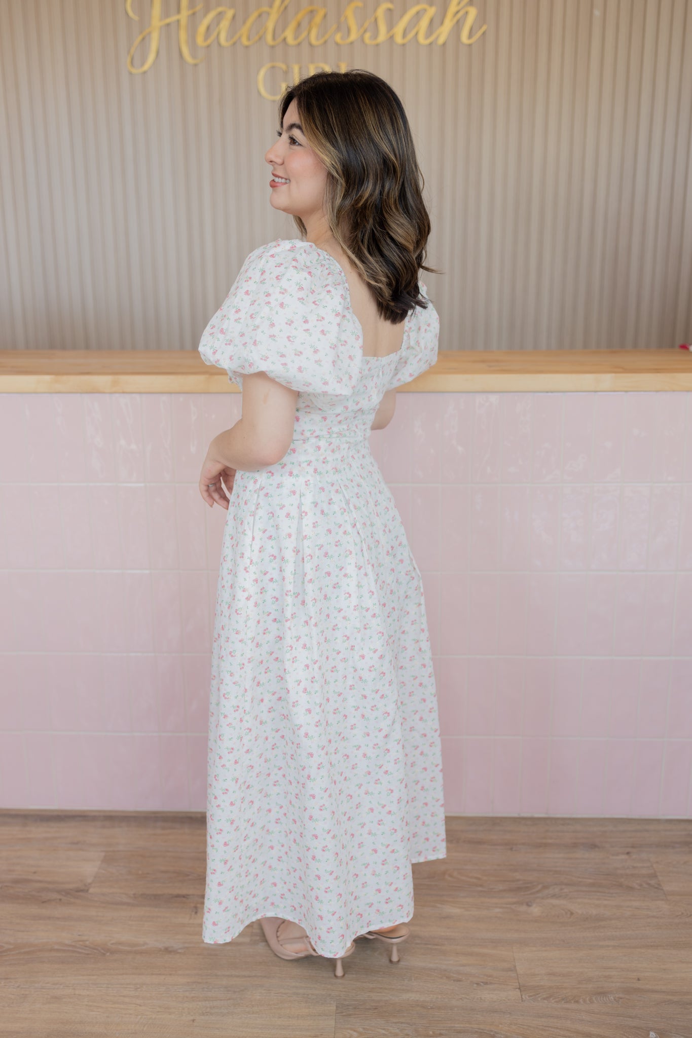COQUETTE FLORAL DRESS