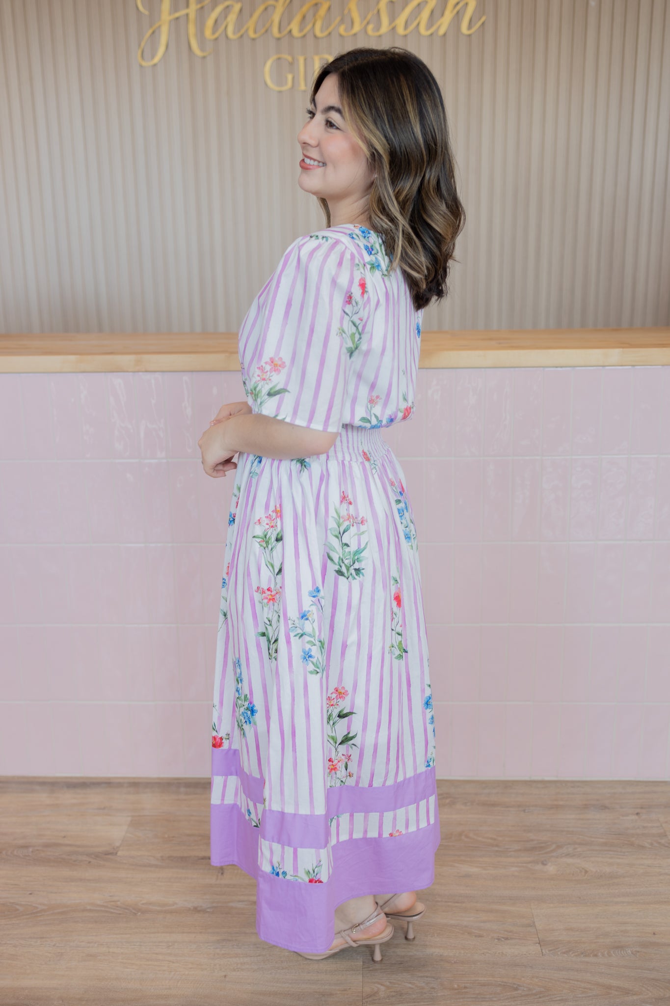Angelica violet Dress