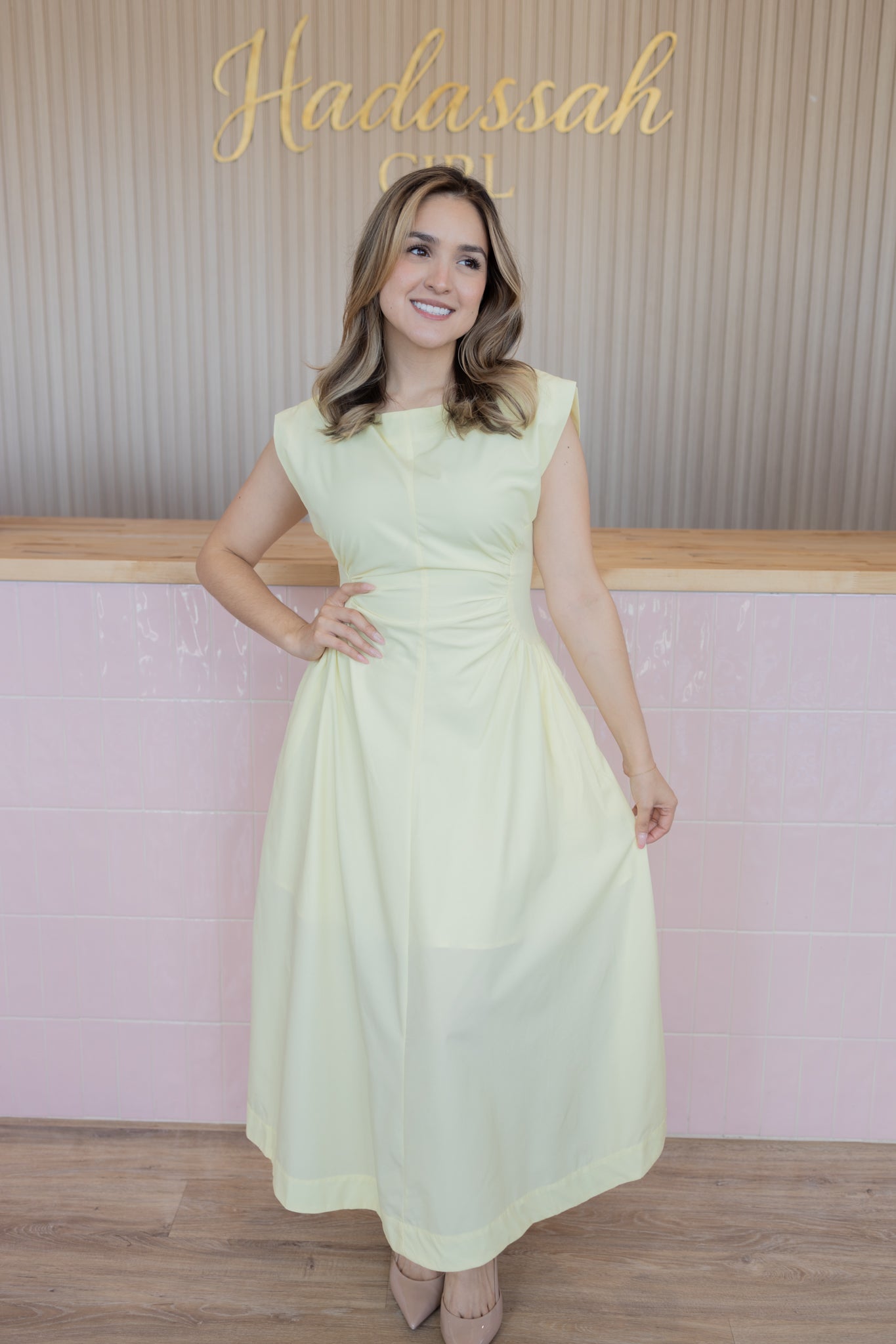 TIMELESS YELLOW DRESS