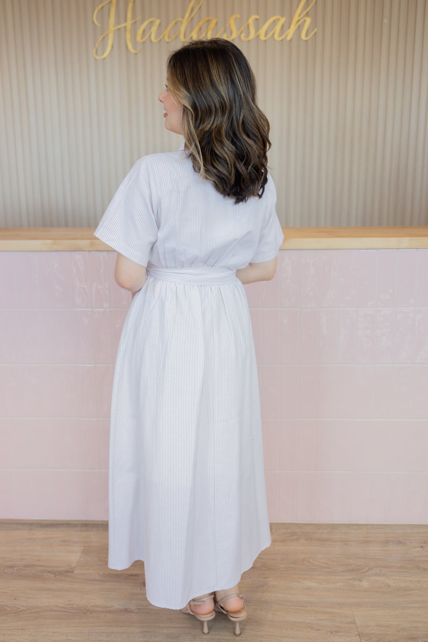 JACKY IVORY MIDI DRESS
