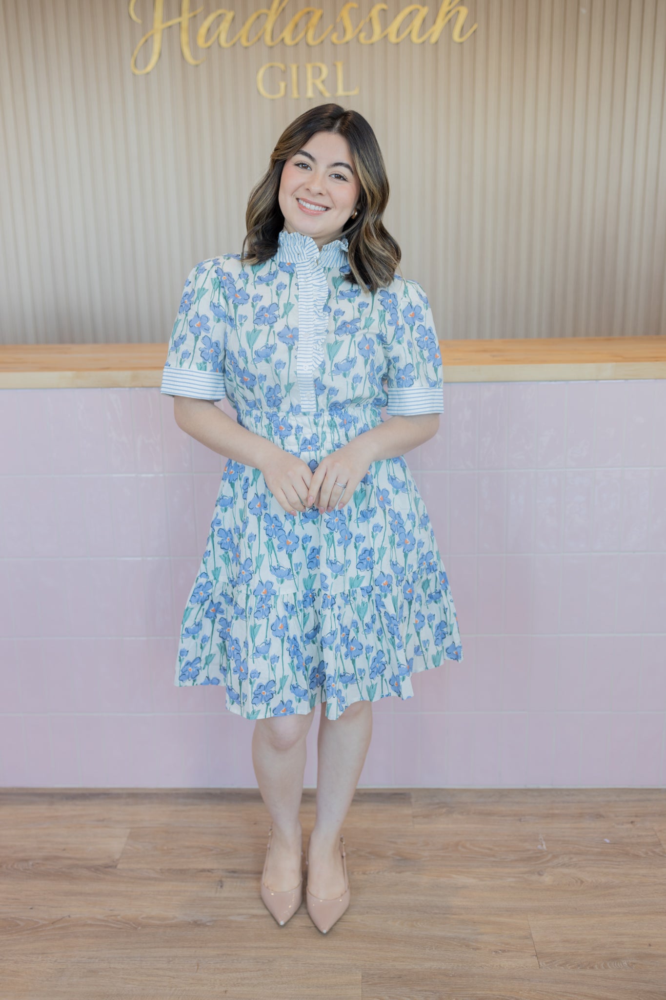 DELILAH BLUE DRESS