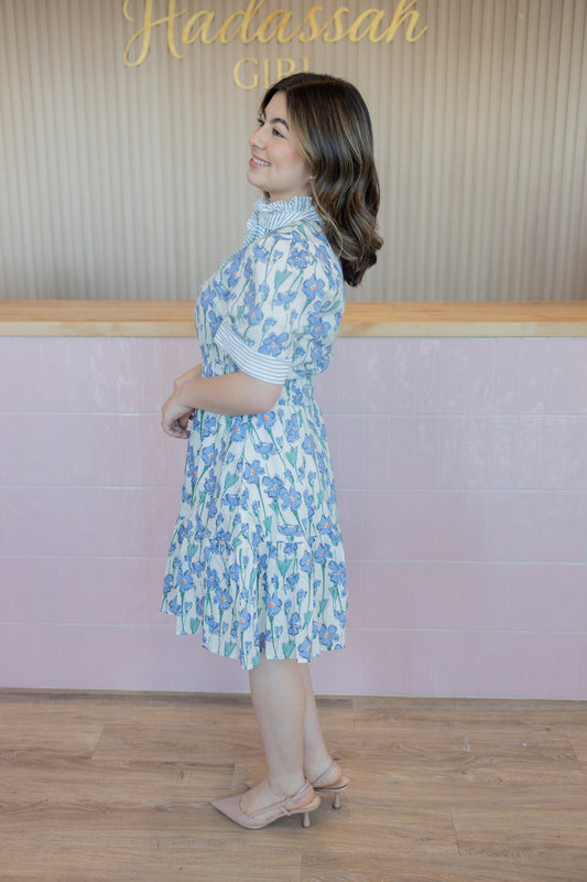DELILAH BLUE DRESS