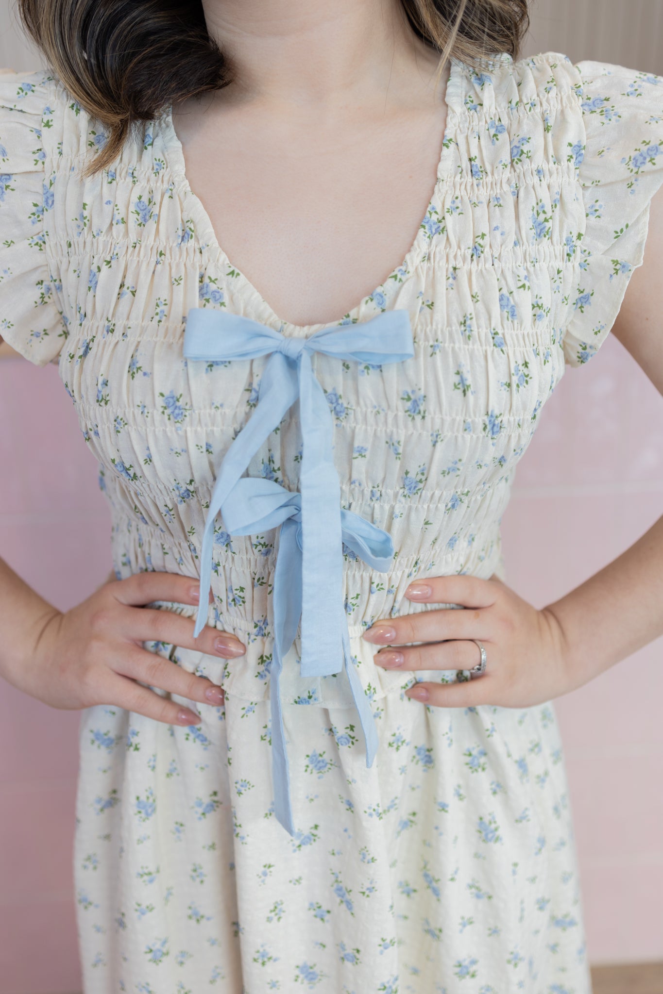 BRICEIDA FLORAL MIDI DRESS