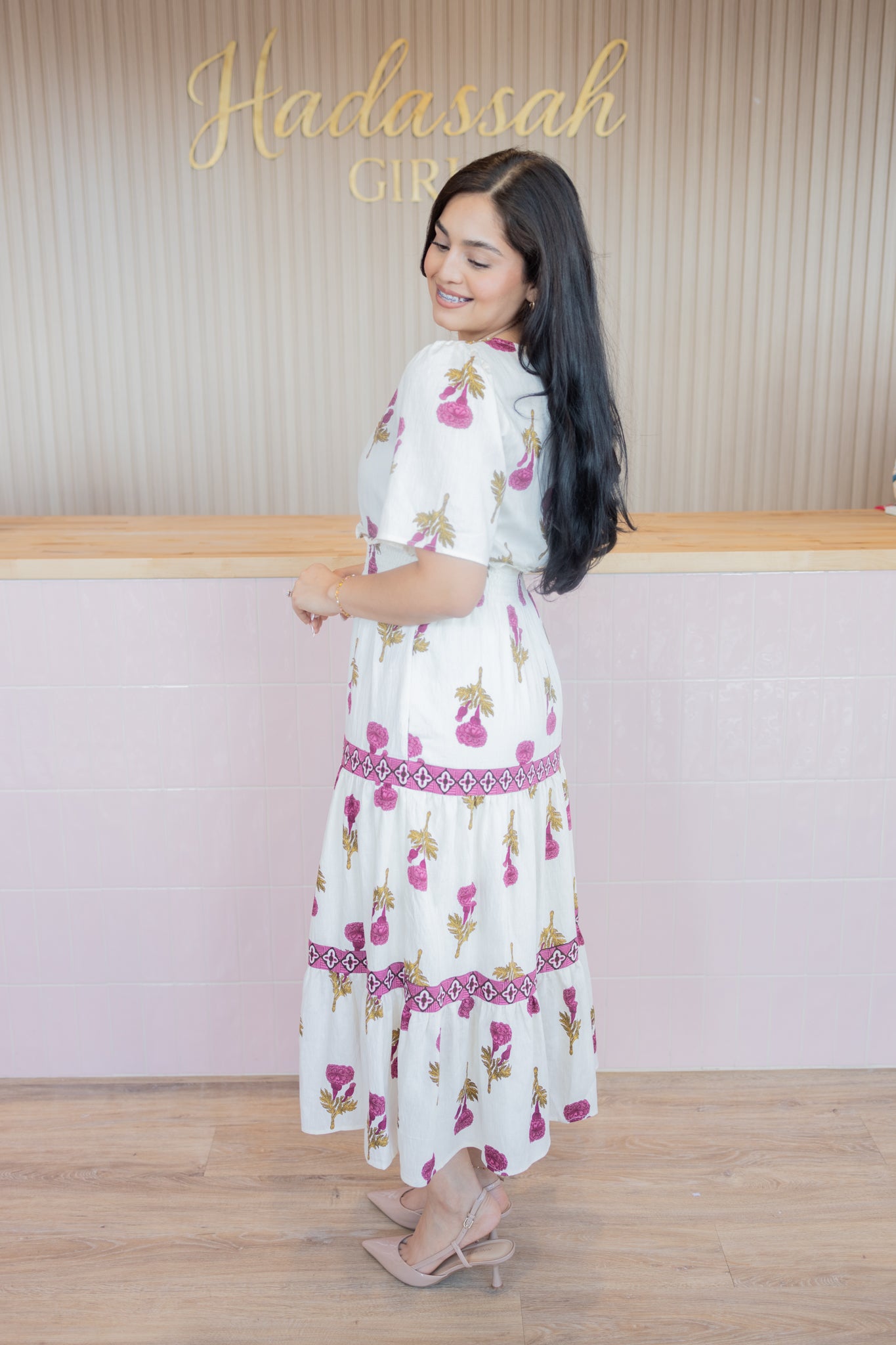 HYDRANGEA PINK CHARM DRESS