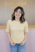Load image into Gallery viewer, AMELIE BUTTERYELLOW TOP
