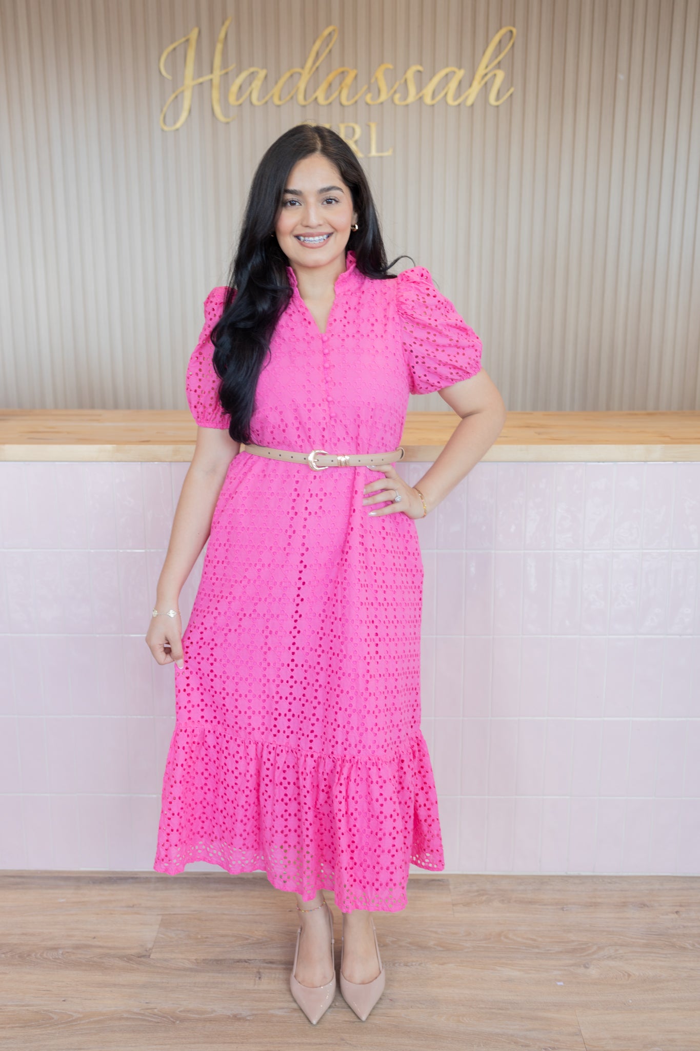 COSTAL MUSE FUCHSIA DRESS