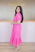 Load image into Gallery viewer, COSTAL MUSE FUCHSIA DRESS
