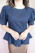 Load image into Gallery viewer, WILLOW DENIM BLOUSE
