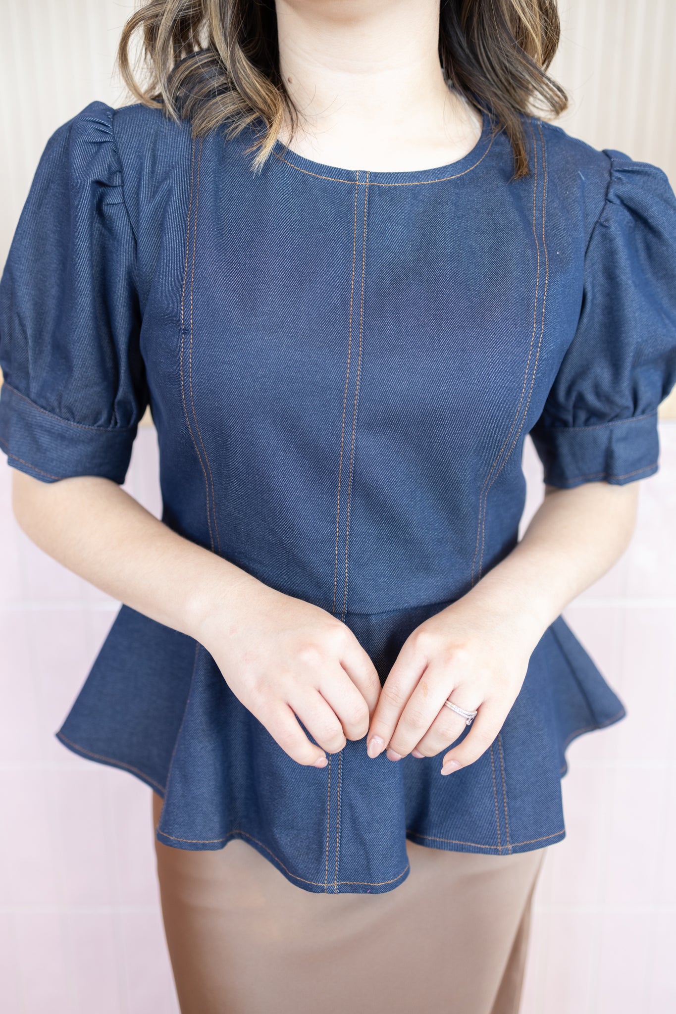 WILLOW DENIM BLOUSE