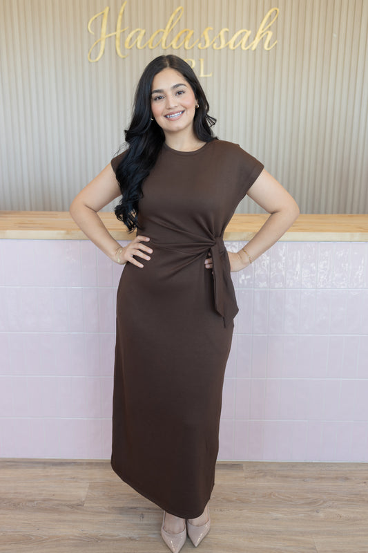 RADIANT BROWN DRESS