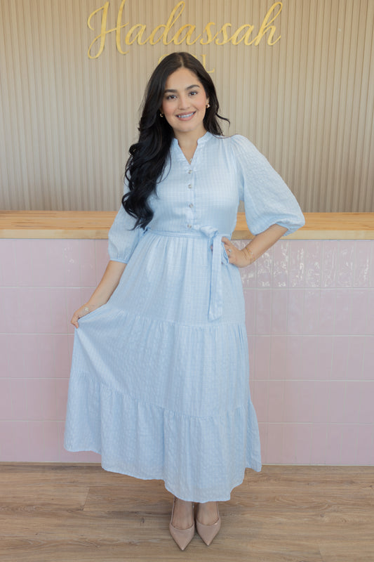 CENIA BLUE MAXI DRESS