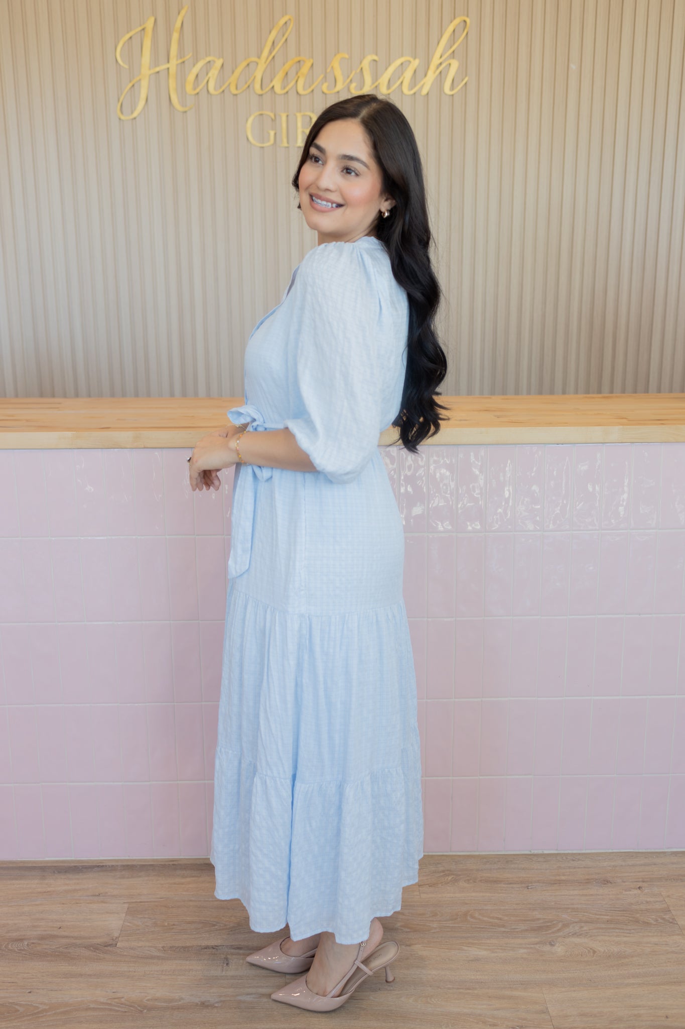 CENIA BLUE MAXI DRESS