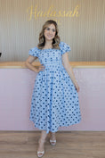 Load image into Gallery viewer, SKY POLKA DOT DRESS

