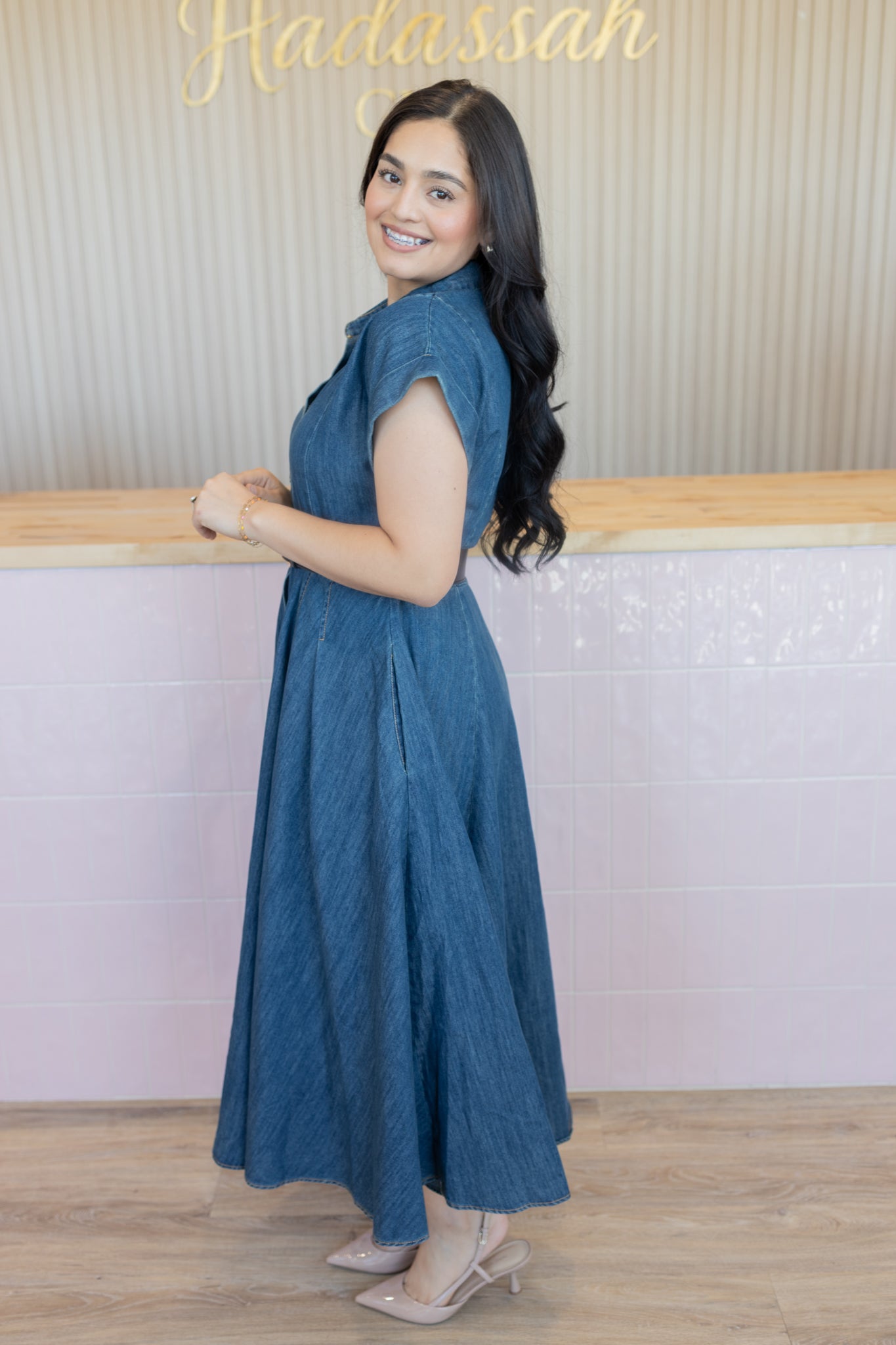 DENIM DARLING DRESS