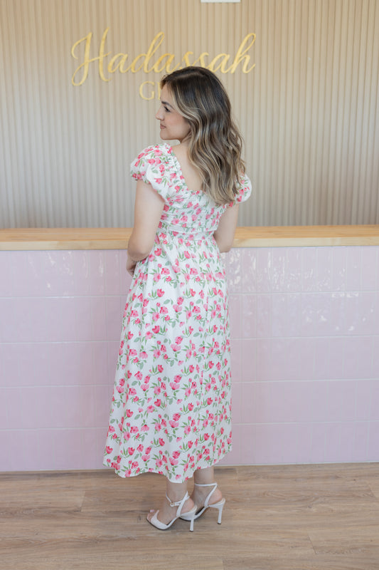 ROSE FLORAL DRESS