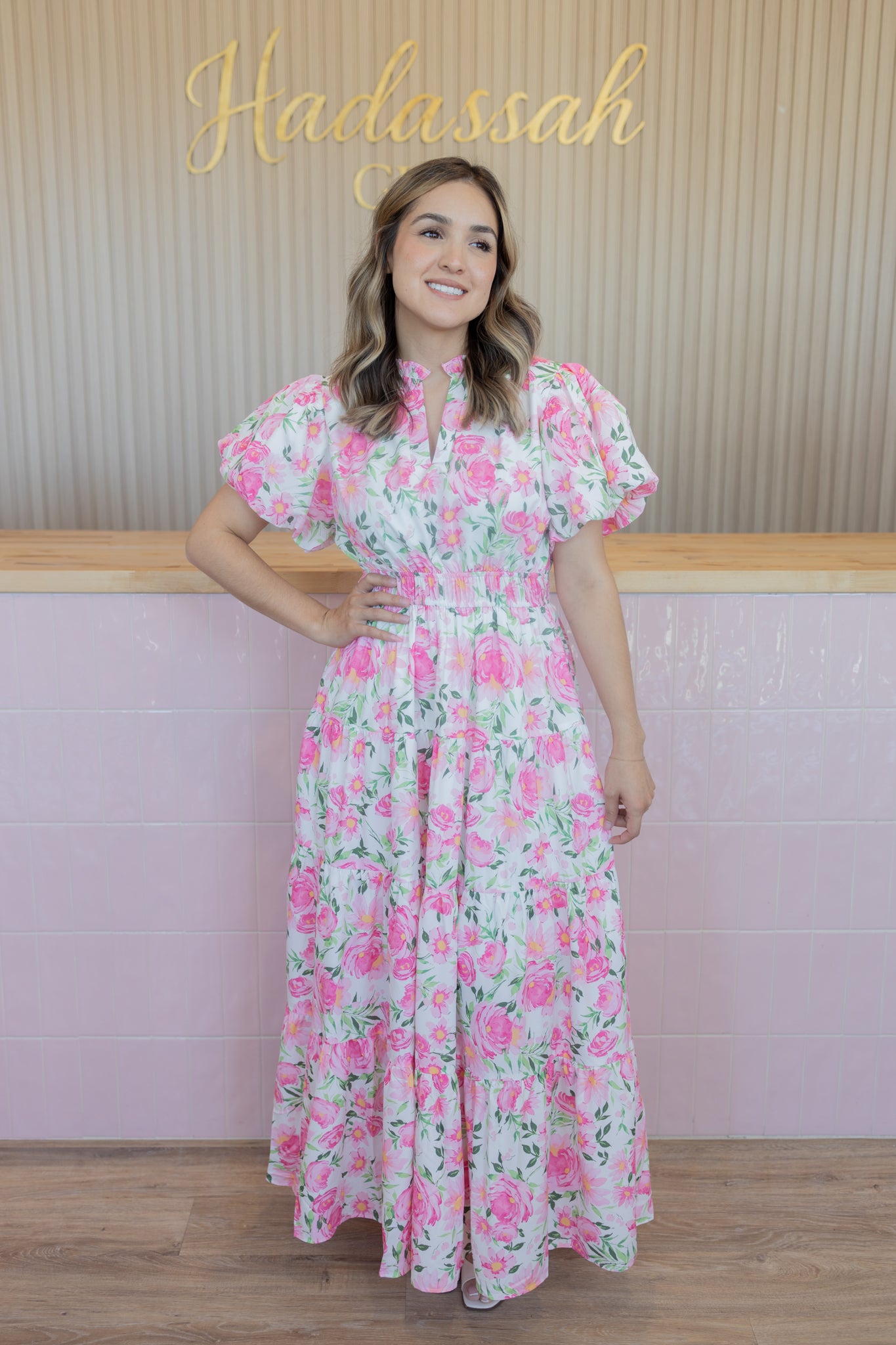 DANNA FLORAL MAXI DRESS