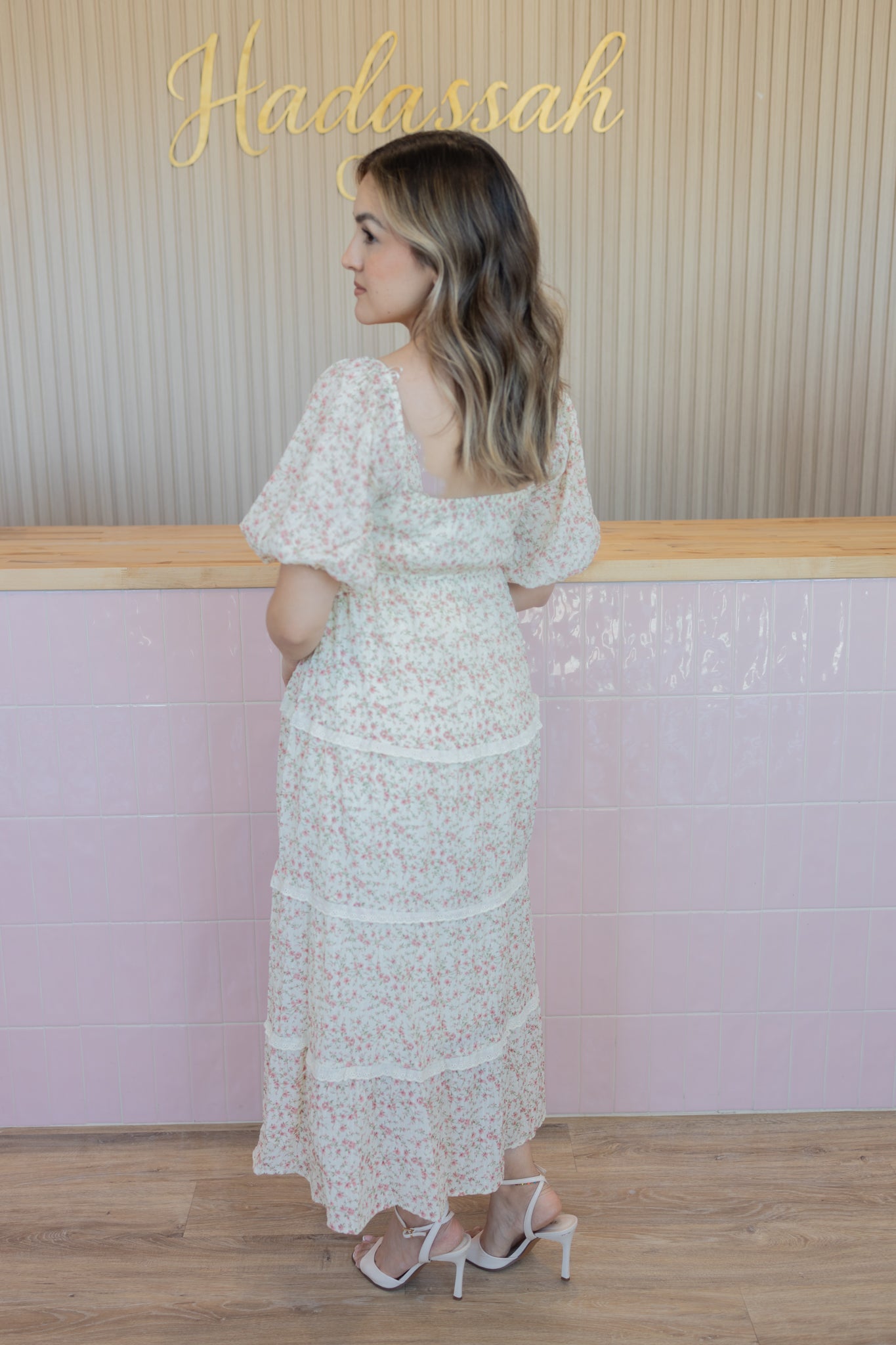 BLUSHING BLOOM DRESS