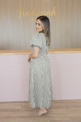 Load image into Gallery viewer, OLIVIA GINGHAM MIDI DRESS
